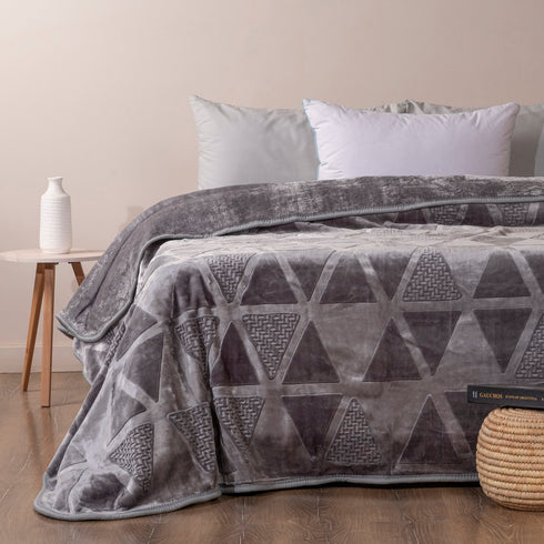 Luxury engraved blanket Double 1 pcs